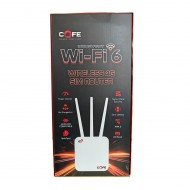 COFE Wi-Fi-6 VPN Sim Router with 300Mbps Speed 4G Sim Compatible WiFi Router, No Configuration Required, with Micro Sim Card Slot , 3 Antenna