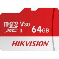 HIKVISION Extreme 64GB microSDXC Memory Card Class 10, V30 | 92MB/s Read, 40MB/s Write Speed | Compitable with Smartphones, Camera, CCTV | Drop Protection | Memory Card | 3 Yrs Warranty.