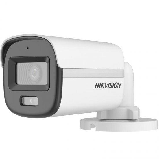 Hikvision 2MP Color Vu Bullet With Mic (DS-2CE10DF0T-PFS)