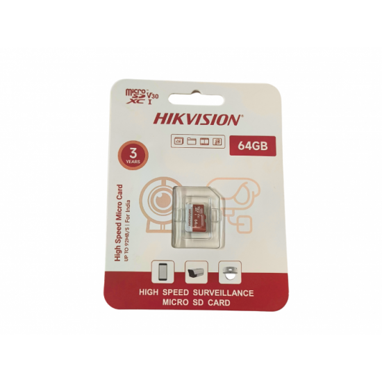 HIKVISION MICRO SD 64GB (FOR CCTV CAMERAS ONLY)