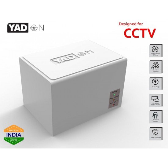 YADON CCTV MINI DC UPS FOR 8CH & 4CH SURVEILLANCE CAMERAS