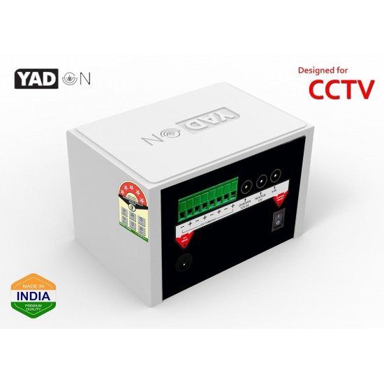 YADON CCTV MINI DC UPS FOR 8CH & 4CH SURVEILLANCE CAMERAS